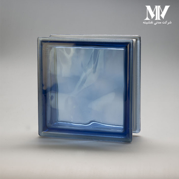 بلوک شیشه ای مدل کلودی آبی کاوه
