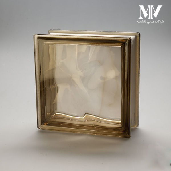 بلوک شیشه ای مدل کلودی برنز کاوه