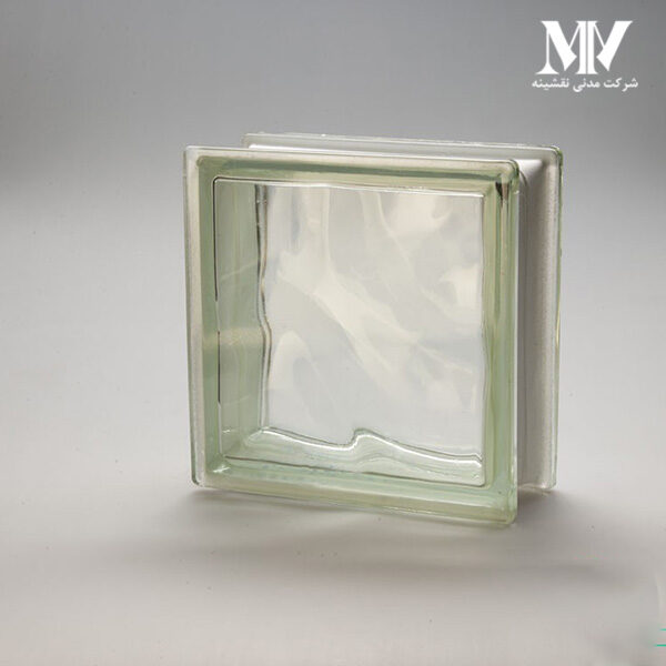 بلوک شیشه ای مدل کلودی سبز کاوه