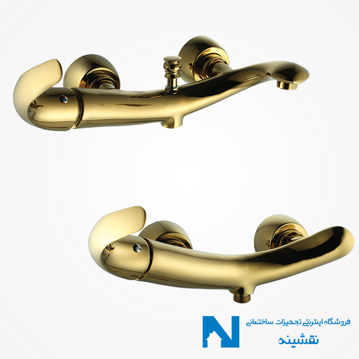 شیر حمام و شیر توالت البرز روز مدل تورینو طلایی