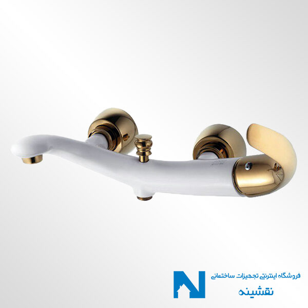 شیر حمام البرز روز مدل جوکر سفید طلایی